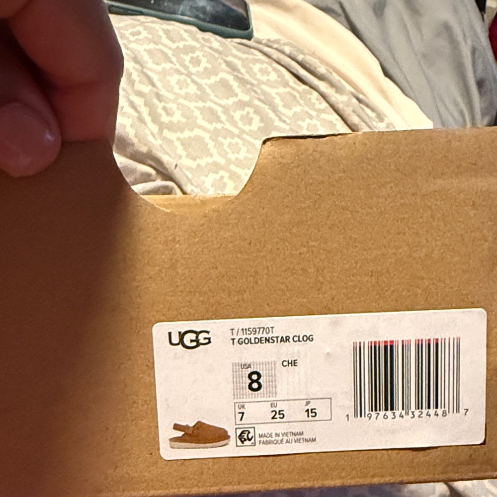 UGG Tan Suede Slip-On Shoes - Picture 2 of 3